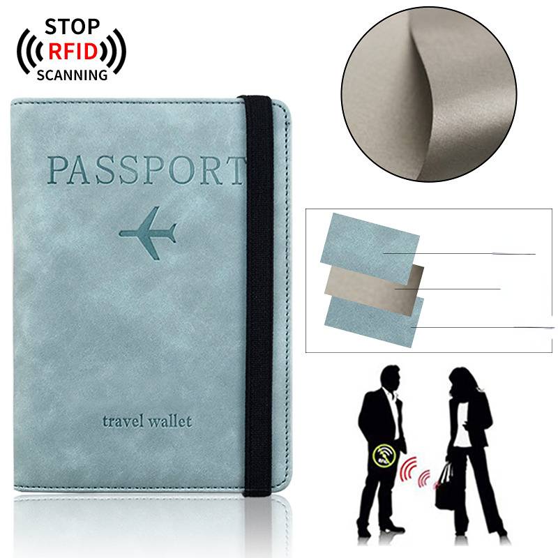 Smart Leather Travel Passport Wallet