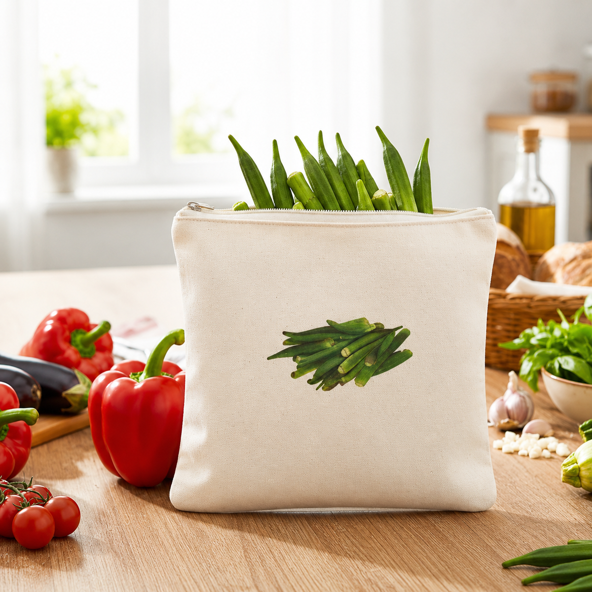 Reusable Cotton Vegetable Storage Bag (Pack OF 3pcs)