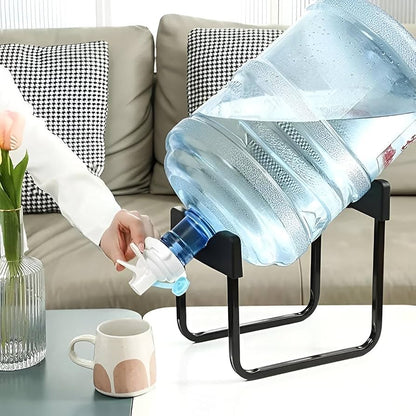 Stainless Steel Water Bottle Holder Stand with Tap