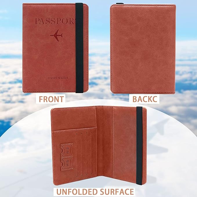 Smart Leather Travel Passport Wallet