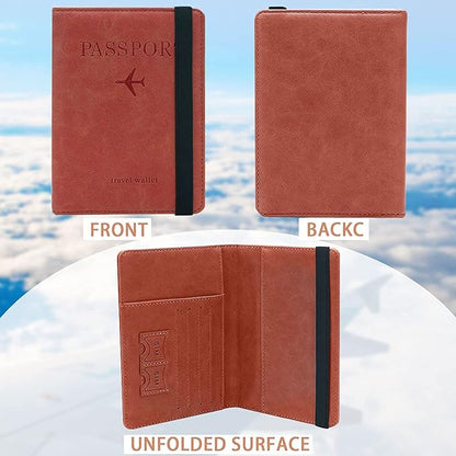 Smart Leather Travel Passport Wallet