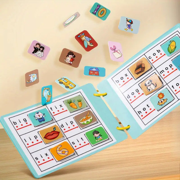 CVC Busy Book – Phonics Learning Activity for Toddlers and Preschooler ...