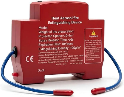 Self-Activating Aerosol Fire Extinguisher for Electrical Cabinets, Control Panels, Server Rooms & Machinery