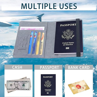 Smart Leather Travel Passport Wallet