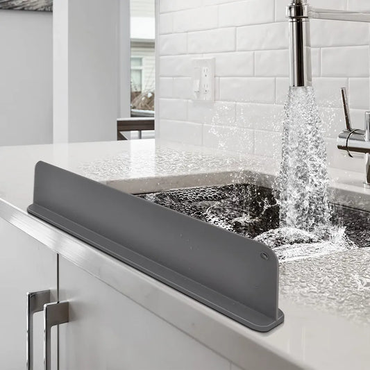 Kitchen Sink Splash Guard - Silicone Splash Guard for Water Sink, Bathtub, Faucet, Sink Backsplash Guard