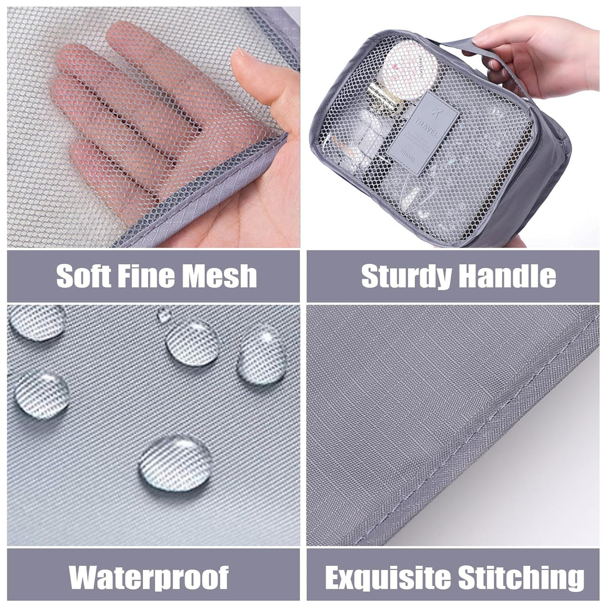 6 Pcs Travel Storage Organizer Bags