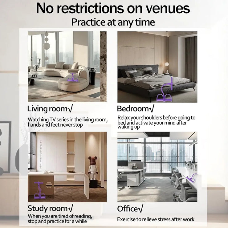 21 Fitness Resistance Bands | Home Gym Exercise Equipment Strength Training, Tummy, Waist, Arm, Leg Slimming