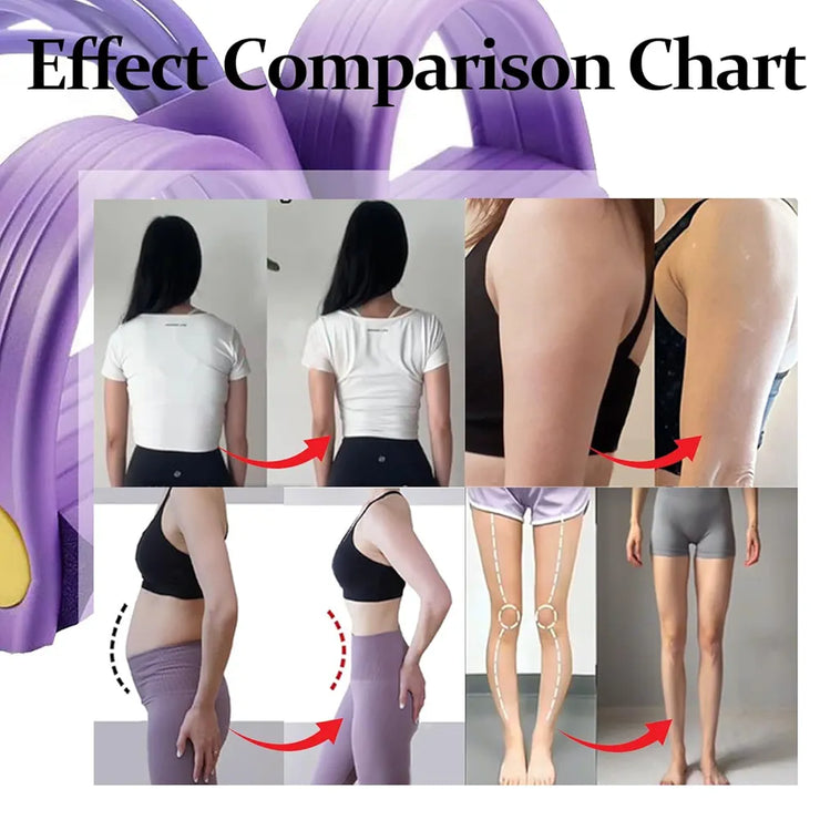 21 Fitness Resistance Bands | Home Gym Exercise Equipment Strength Training, Tummy, Waist, Arm, Leg Slimming