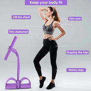 21 Fitness Resistance Bands | Home Gym Exercise Equipment Strength Training, Tummy, Waist, Arm, Leg Slimming