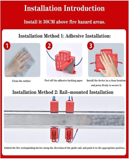 Self-Activating Aerosol Fire Extinguisher for Electrical Cabinets, Control Panels, Server Rooms & Machinery