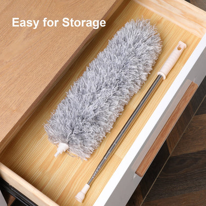 Long Handle Microfiber Grey Duster