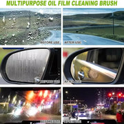 Car oil film cleaner brush | Clear vision glass cleaner