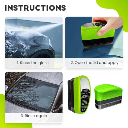 Car oil film cleaner brush | Clear vision glass cleaner