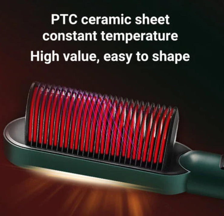 Portable Hair Straightener Brush